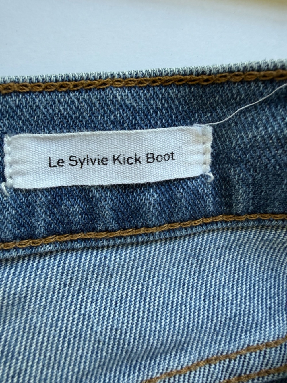 Frame Denim Washed Blue Flare Jeans Le Sylvie kick boot size 29 - Picture 7 of 7